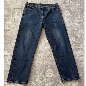 Levi Strauss & Co 550 Jeans Blue Wash Relaxed Fit Waist 40 Length 30